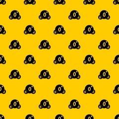 Water molecule pattern seamless vector repeat geometric yellow for any design