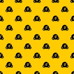 Water molecule pattern seamless vector repeat geometric yellow for any design