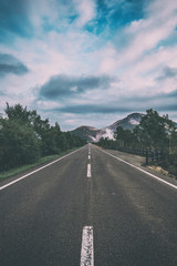 Fototapeta premium road in mountains