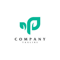 leaf logo vector