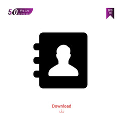 Outline black agenda icon. agenda icon vector isolated on white background. Graphic design, mobile application, icons 2019 year, user interface. Editable stroke. EPS 10 format