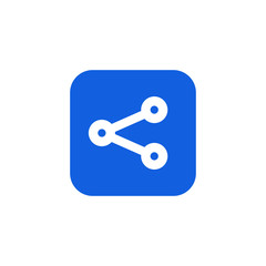 Share On Social Media Icons design symbols for technology business all company