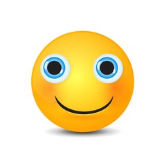 Yellow face with emotions