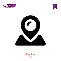 Outline black placeholder icon. placeholder icon vector isolated on white background. Graphic design, mobile application, icons 2019 year, user interface. Editable stroke. EPS 10 format