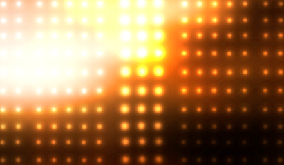 Naklejka premium Dark empty stage, multi color of neon searchlight, night view. Abstract background with spotlights.