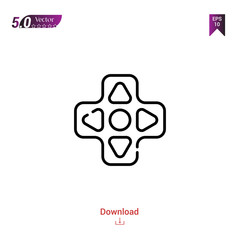 Outline direction  icon. direction icon vector isolated on white background.selection-and-cursors. Graphic design, mobile application, icons 2019 year, user interface. Editable stroke. EPS10 format