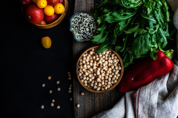 Organic food concept