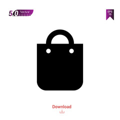 Outline black shopping-bag  icon. shopping-bag icon vector isolated on white background. Graphic design, mobile application, icons 2019 year, user interface. Editable stroke. EPS 10 format