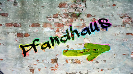 Schild 398 - Pfandhaus