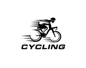Fast cycling competition logo design inspiration
