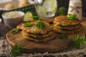 Delish potato pancakes prepare home