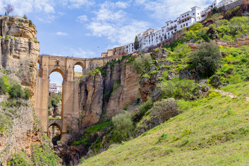 Fototapeta na wymiar New Bridge of Ronda, Andalucia