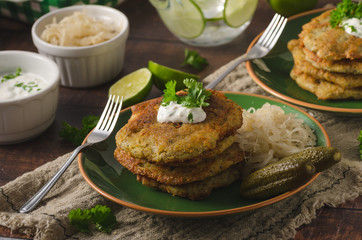 Delish potato pancakes prepare home