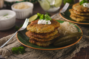 Delish potato pancakes prepare home