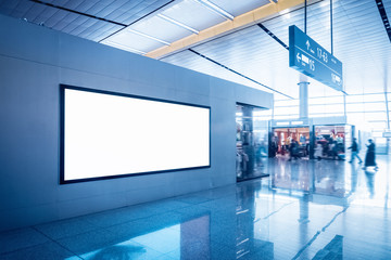 advertising light box in terminal