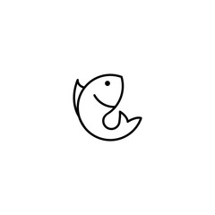 Fish logo vector  