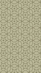 Ornate geometric pattern and two-tone abstract background