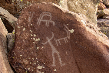 Obraz premium Ancient Petroglyphs in mountains of Armenia