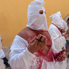 procession of penitents on Good Friday in Benevento and Avellino, Campania-Italy
