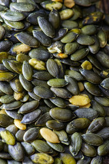 Obraz premium pumpkin seeds background