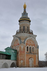 Obraz premium Borisoglebsky Monastery. Torzhok, Russia. The oldest in the Tver region. Founded in 1038