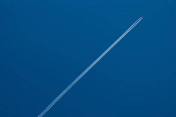 airplane in the sky