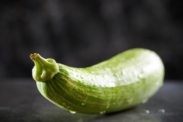 Fresh green zucchini 