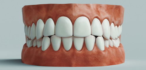 Dental care, 3d rendering