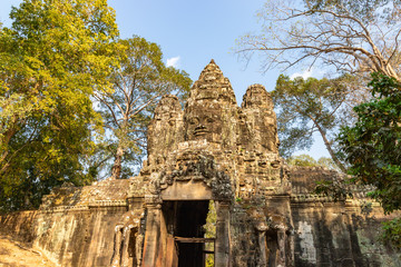 Fototapeta premium Victory gate of Angkor Thom at Siem Reap, Cambodia