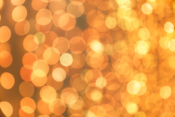 Blurred view of beautiful lights as background. Bokeh effect