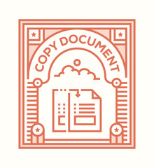 COPY DOCUMENT ICON CONCEPT