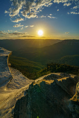 sunset at lincolns rock, blue mountains, australia 53