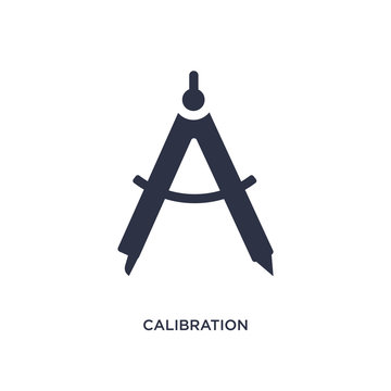 Calibration Icon On White Background. Simple Element Illustration From Measurement Concept.