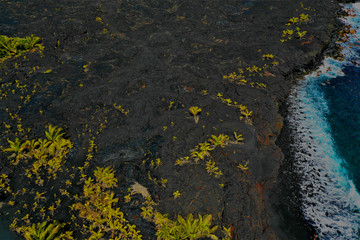 Lava auf Hawaii aus der Luft - Luftbilder von Big Island