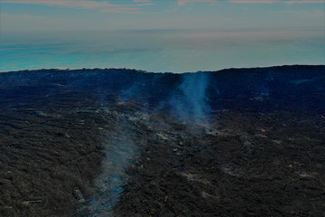 Lava auf Hawaii aus der Luft - Luftbilder von Big Island