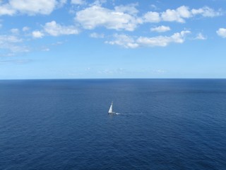 Fototapeta premium Yacht in the sea