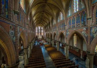 interior of church