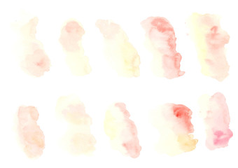 Watercolor blob background