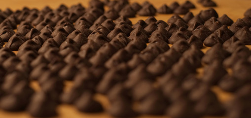 Fototapeta premium Chocolate Chips Background