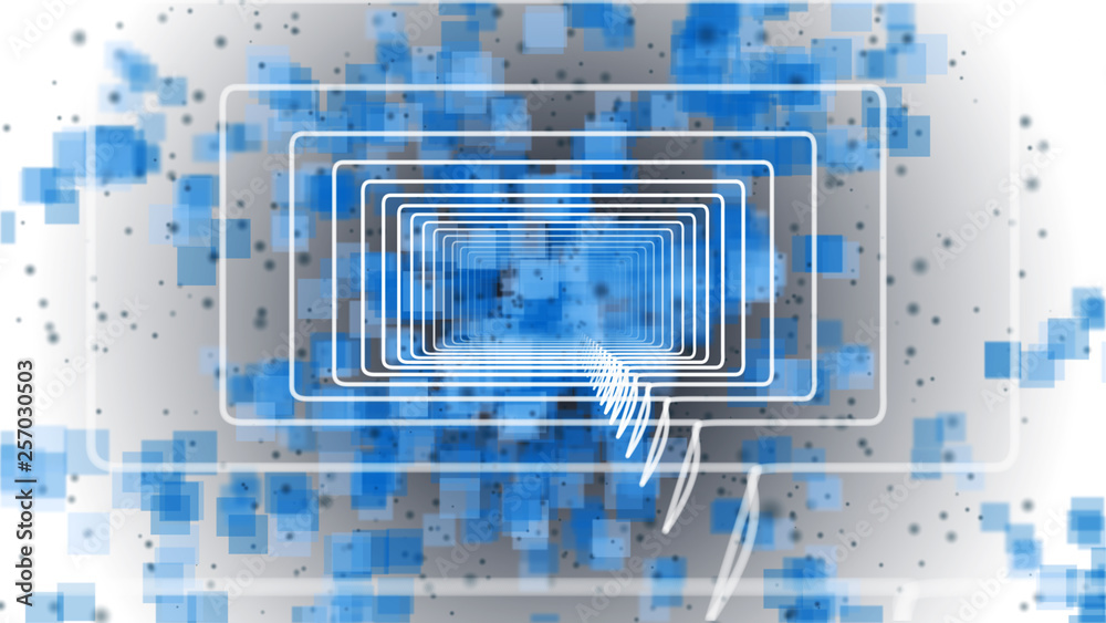 Poster futuristic tunnel on bright background. abstract tunnel interface. futuristic science infographic. s
