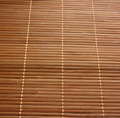 bamboo Mat background brown