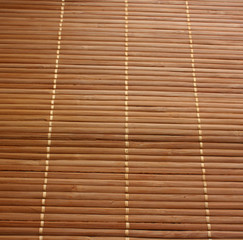 bamboo Mat background brown