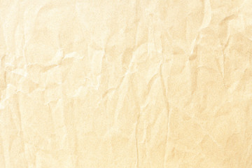Crumpled brown paper texture