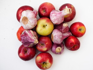 garlic and apples