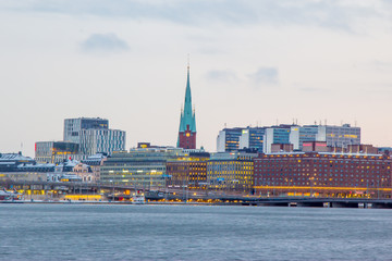 Fototapeta premium Stockholm Sweden in Winter