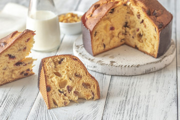 Panettone: cross section