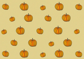 autumn pumpkins background