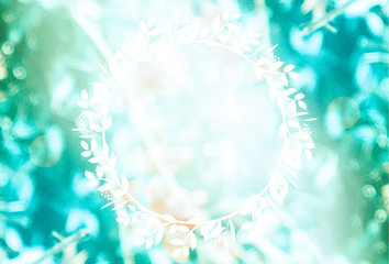 spring circle  frame