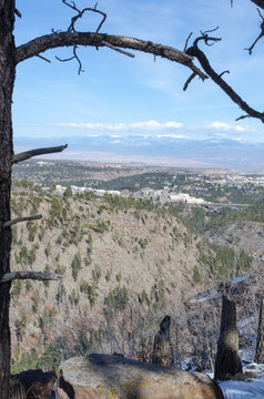 Los Alamos New Mexico From Pajarito Mountain