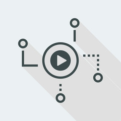 Network sharing of audio or video media file